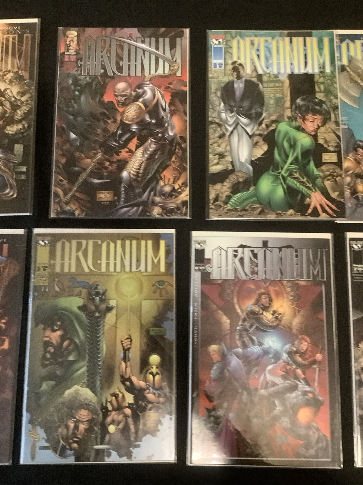 Arcanum #1-8 + Bonus Variant Cover Complete Comic Series, Image/Top Cow, 1997