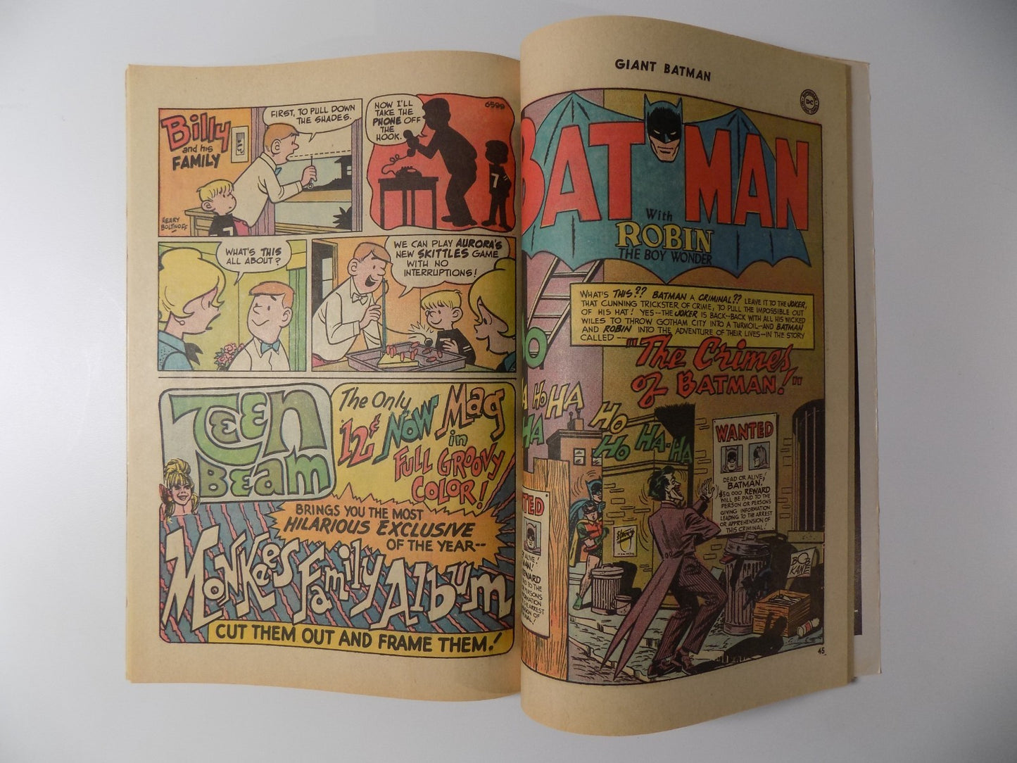 Batman #198 DC Comics Fine/Very Fine February 1968