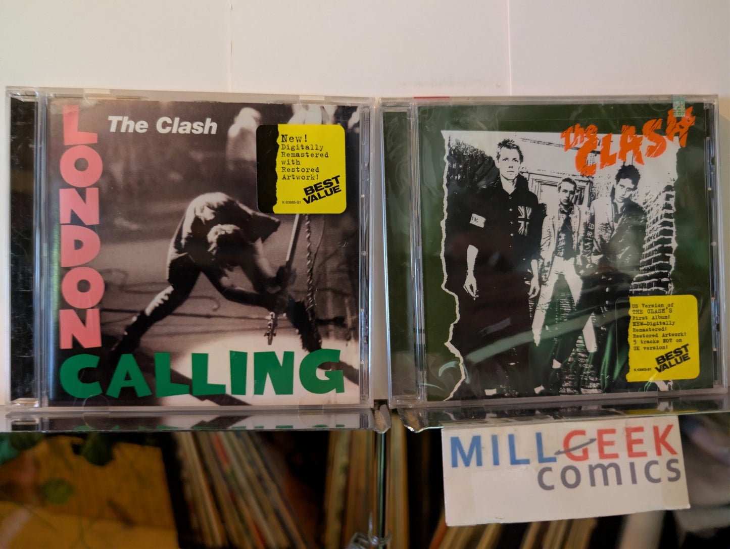 The Clash, 2 CD Lot (London Calling, The Clash) -JD
