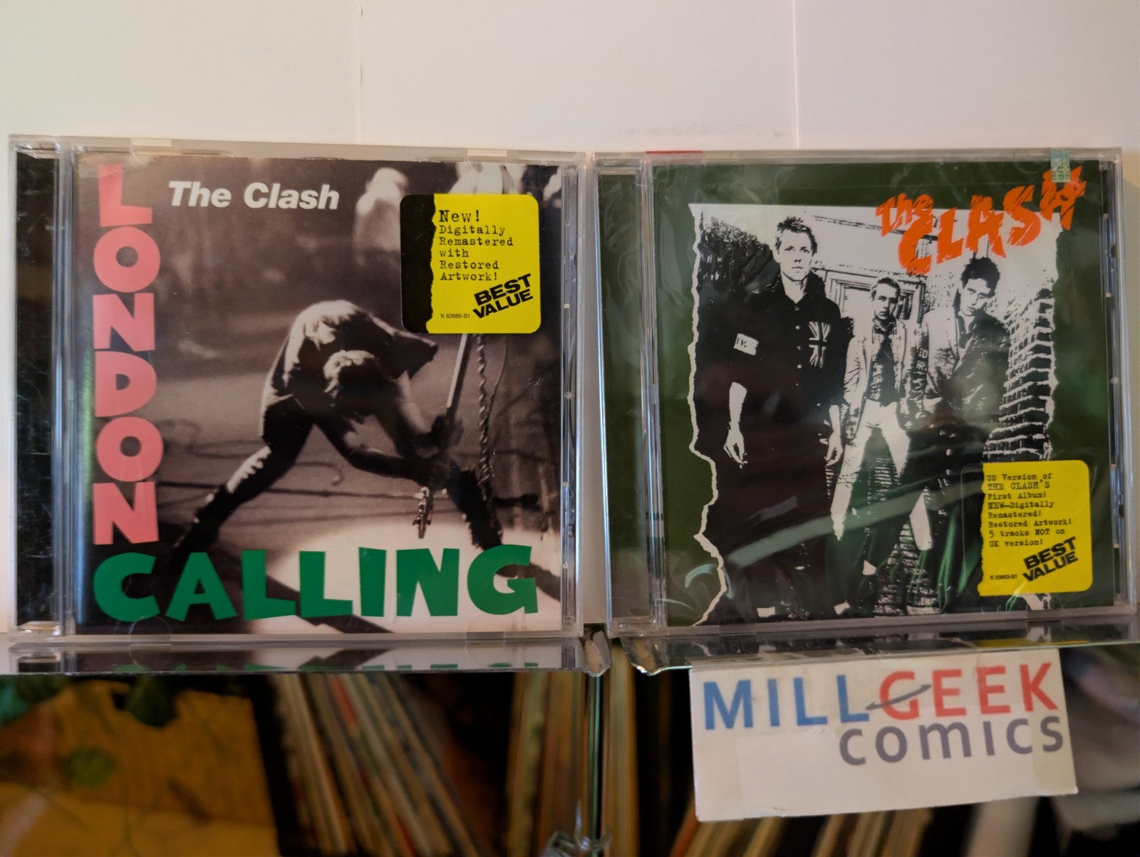The Clash, 2 CD Lot (London Calling, The Clash) -JD