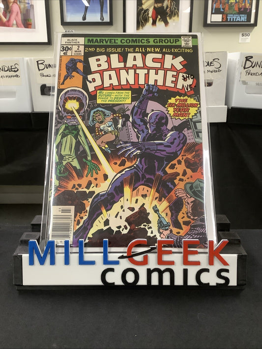 Black Panther #2 (Marvel Comics March 1977) VF- (7.5) Newsstand, Jack Kirby