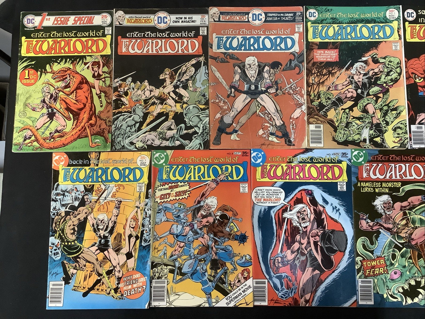 Warlord #1-86 + Annuals #1-4 & 1st Issue Special #8, 1st App Warlord, See Pics