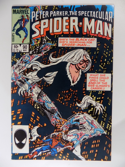 Spectacular Spider-Man #90 Marvel Comic May 1984 Very Fine