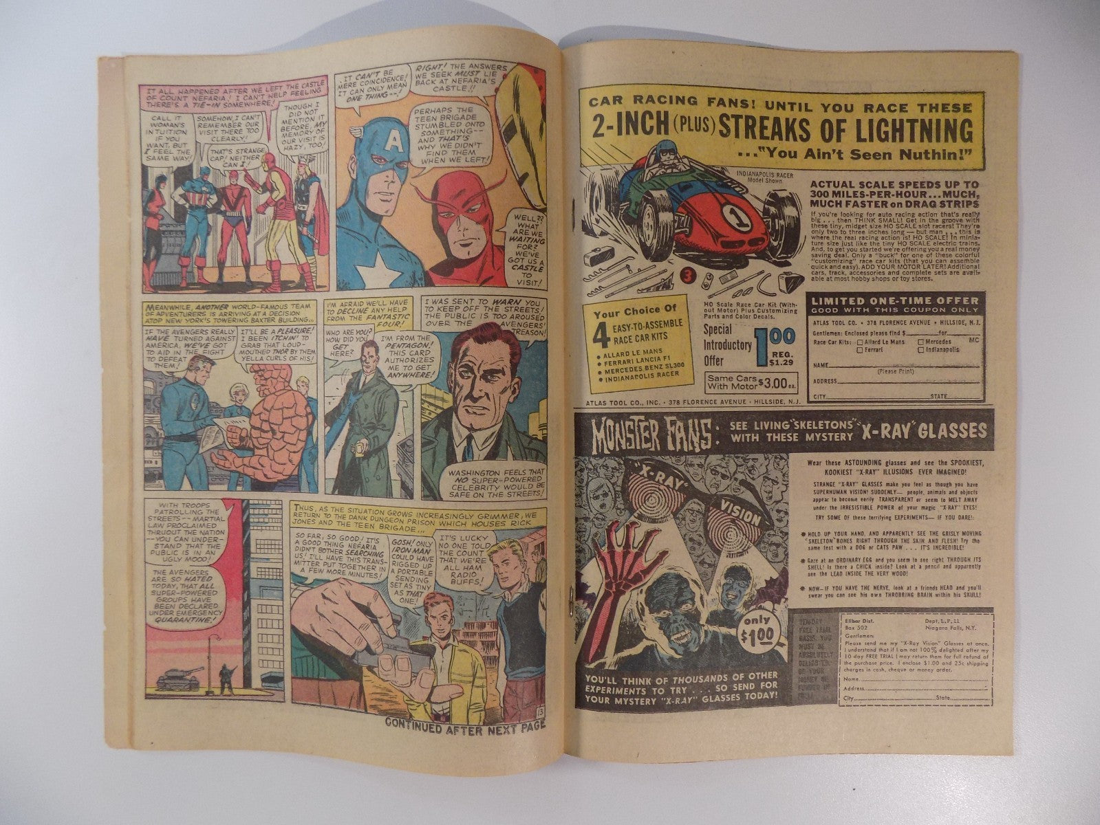 Avengers #13 Marvel Comic February 1965 Fine/Very Fine