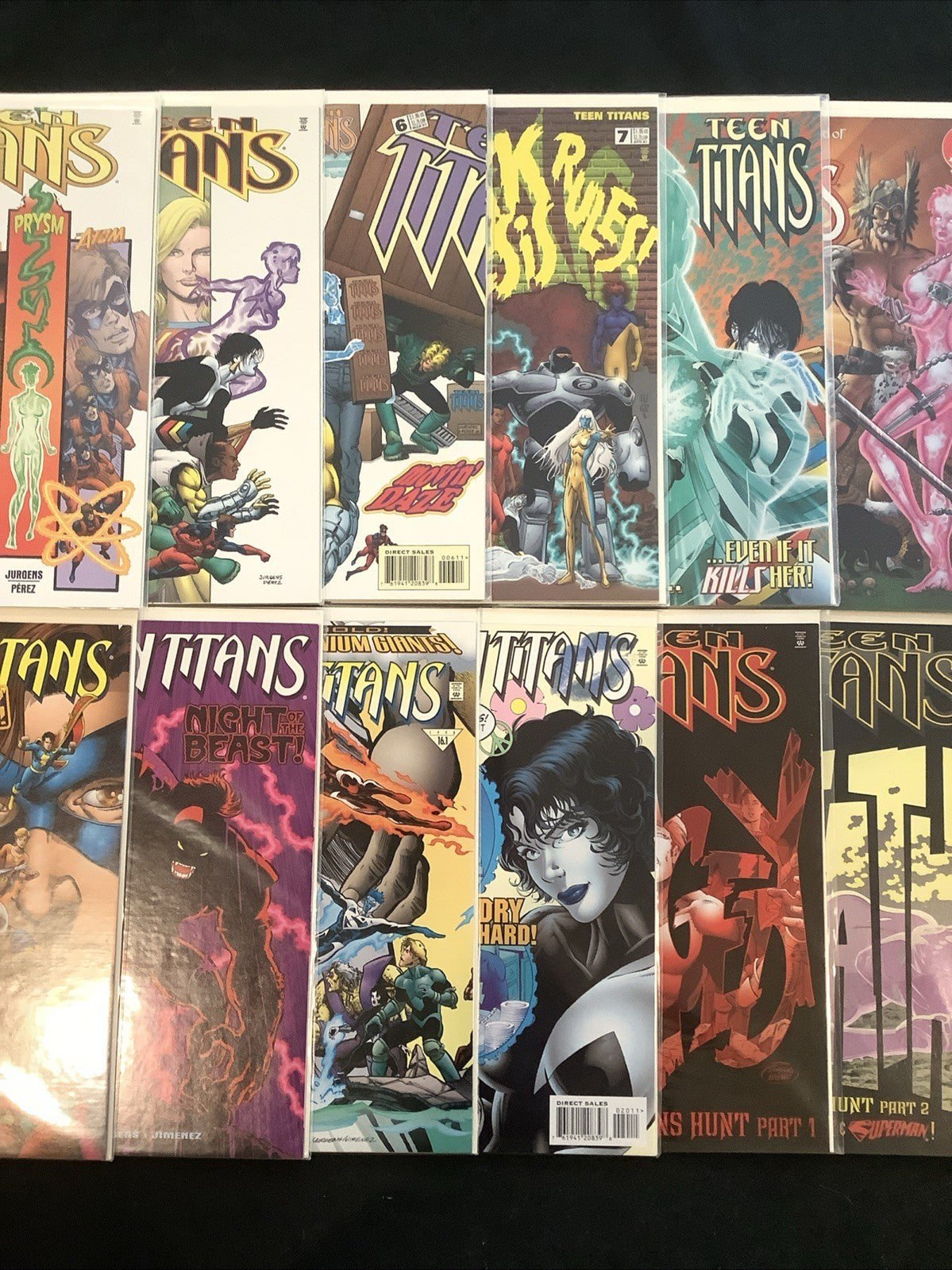 Teen Titans #1-24 + Annual #1 + Dark Nemesis Complete Comic Series, DC, Jurgens