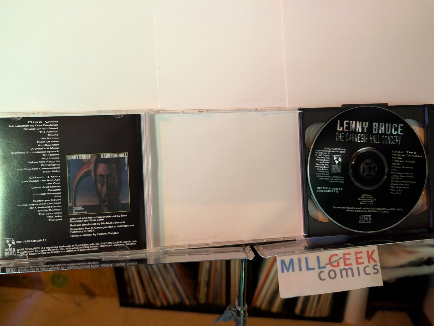 Lenny Bruce, 2 Standup Albums (The Carnegie Hall Concert & Busted!) -JD