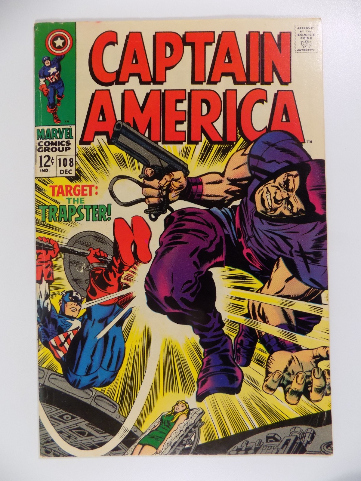 Captain America #108 Marvel Comic December 1968 Fine