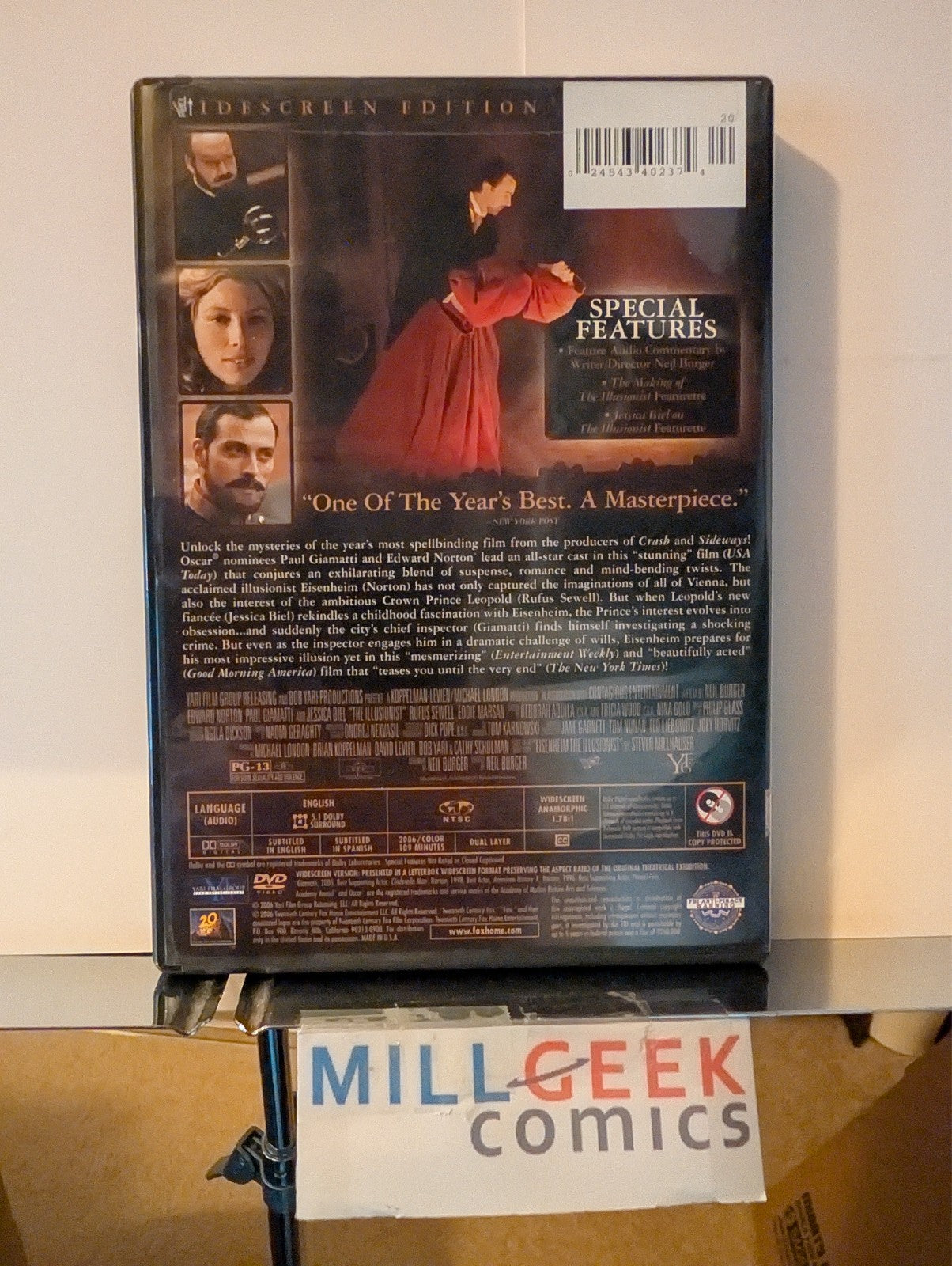 The Illusionist / Without a Clue / Ladyhawke (DVD) Like New -JD