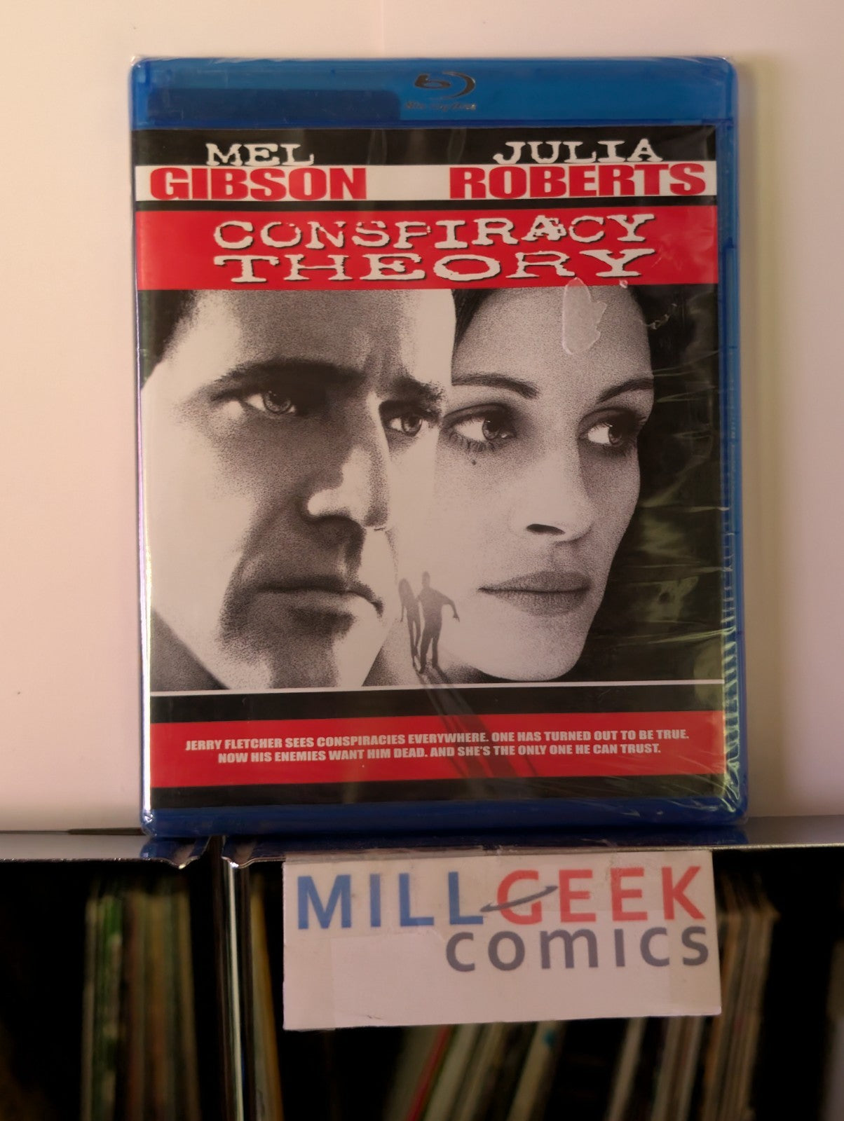 Conspiracy Theory, Mel Gibson & Julia Roberts (Blu-ray) -JD