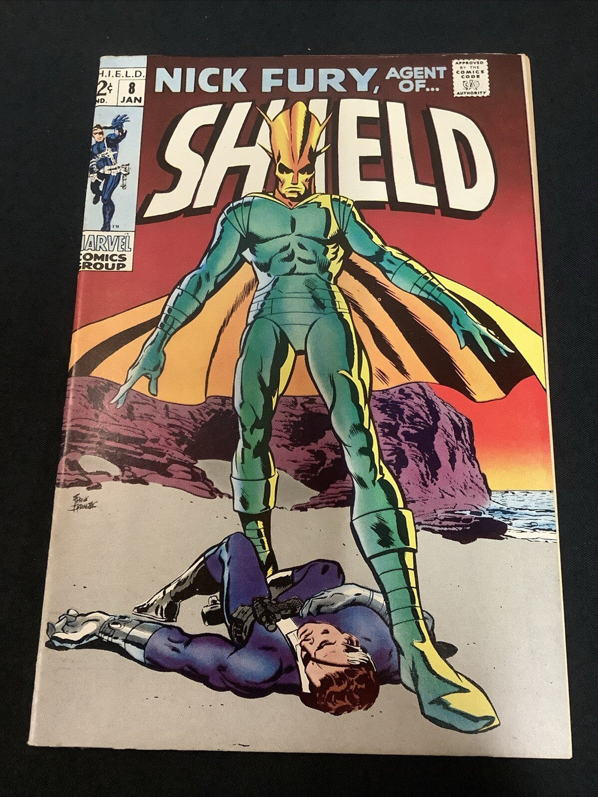 Nick Fury Agent of Shield #8 (Marvel Comics January 1969) VF- (7.5) Stan Lee