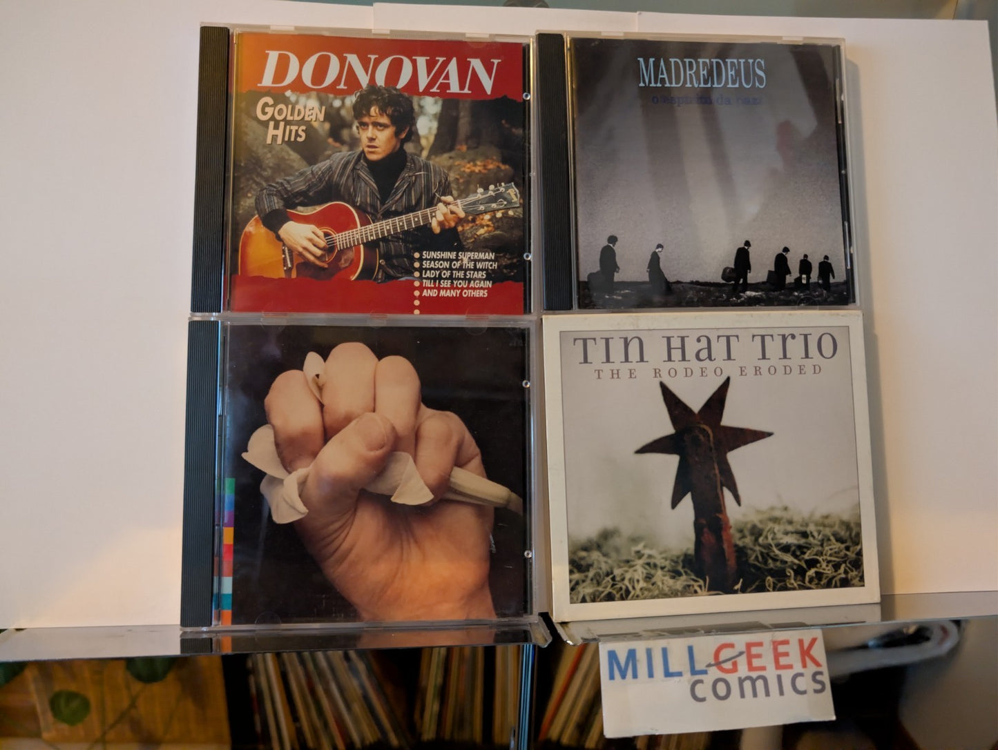 Folk/World Music 4 CD Lot (Donovan, Madredeus, Lament, The Hat Trio) -JD