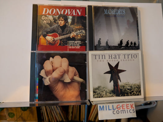 Folk/World Music 4 CD Lot (Donovan, Madredeus, Lament, The Hat Trio) -JD