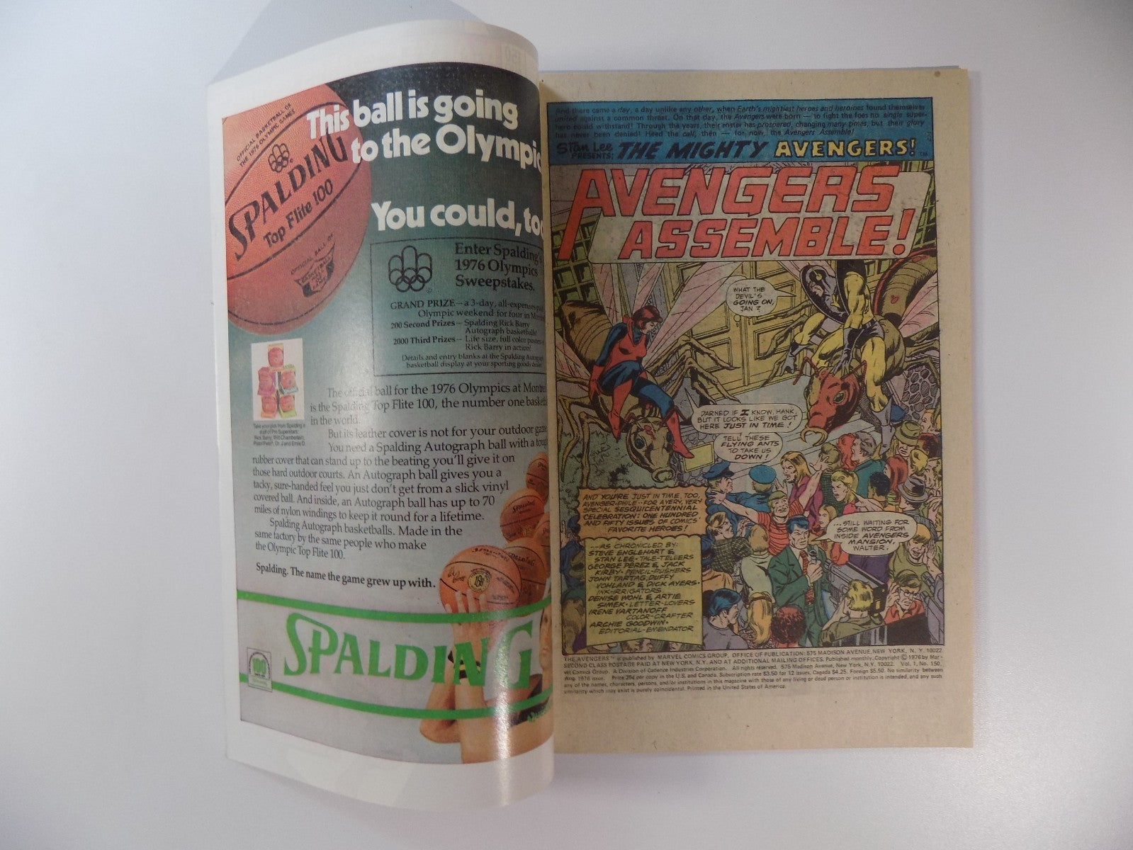 Avengers #150 Marvel Comic August 1976 Very Fine/Near Mint
