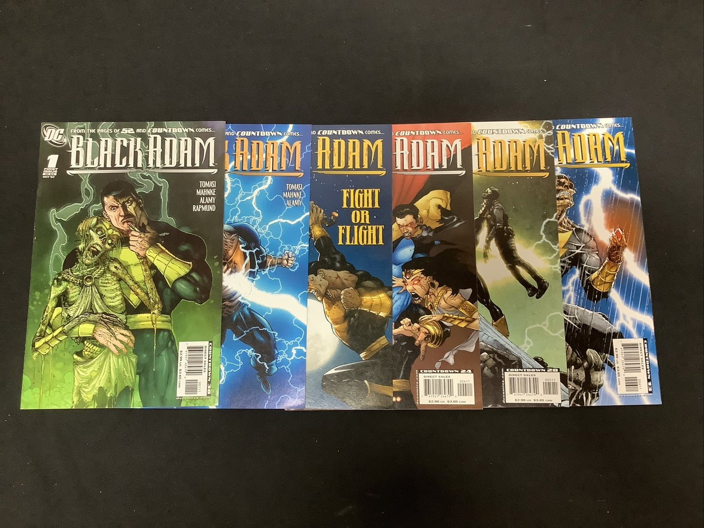 Black Adam #1-6 complete comic lot (vol.1 2007) Peter J. Tomasi, Doug Mahnke