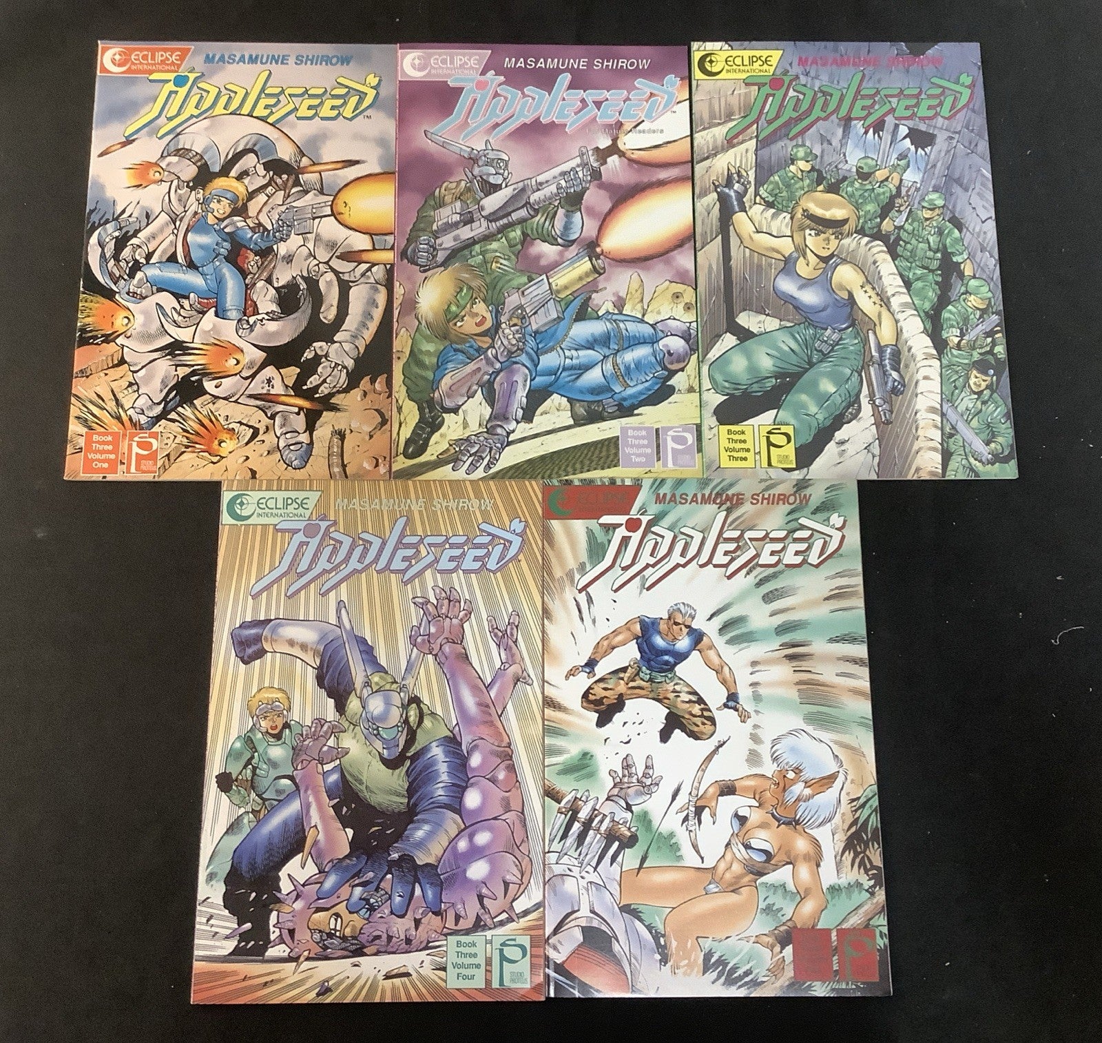 Appleseed Bundle: Vol.1 #1-5, Vol.2 #1-5, Vol.3 #1-5, Vol. #1-2, 17 Comics Total