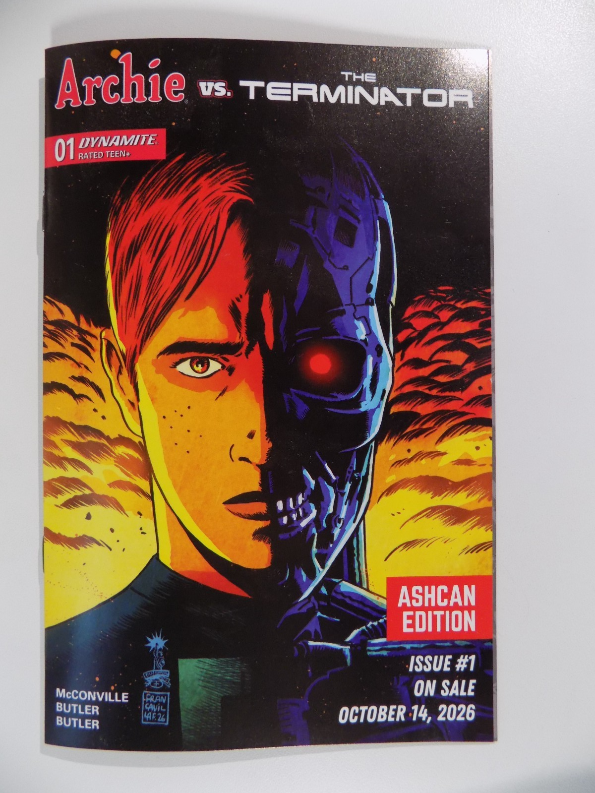 Archie vs. Terminator #1 Ashcan Edition Dynamite Comic 2026