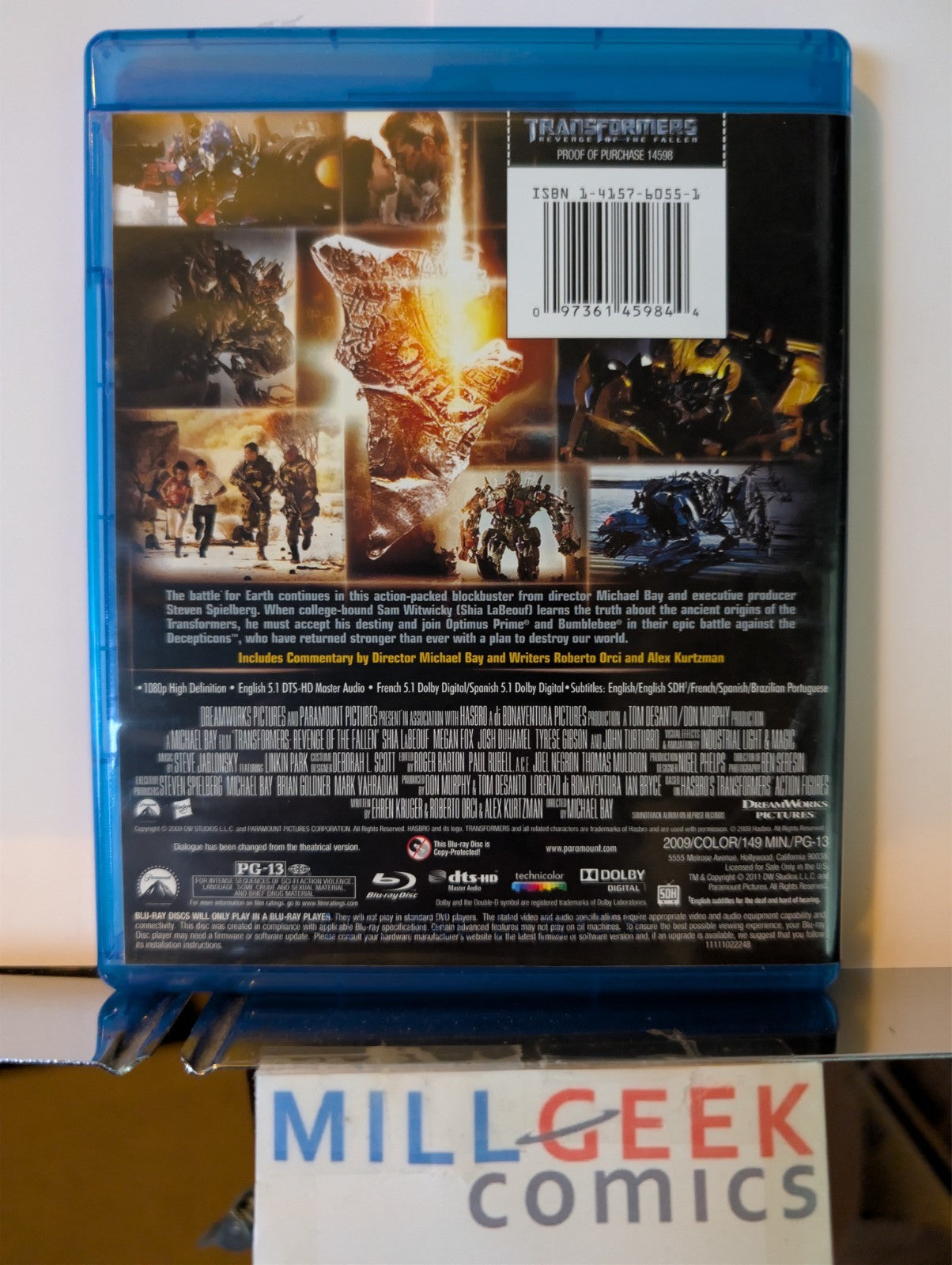 Transformers / Transformers: Revenge of the Fallen, 2 Sci-Fi Movies (Blu-Ray)-JD