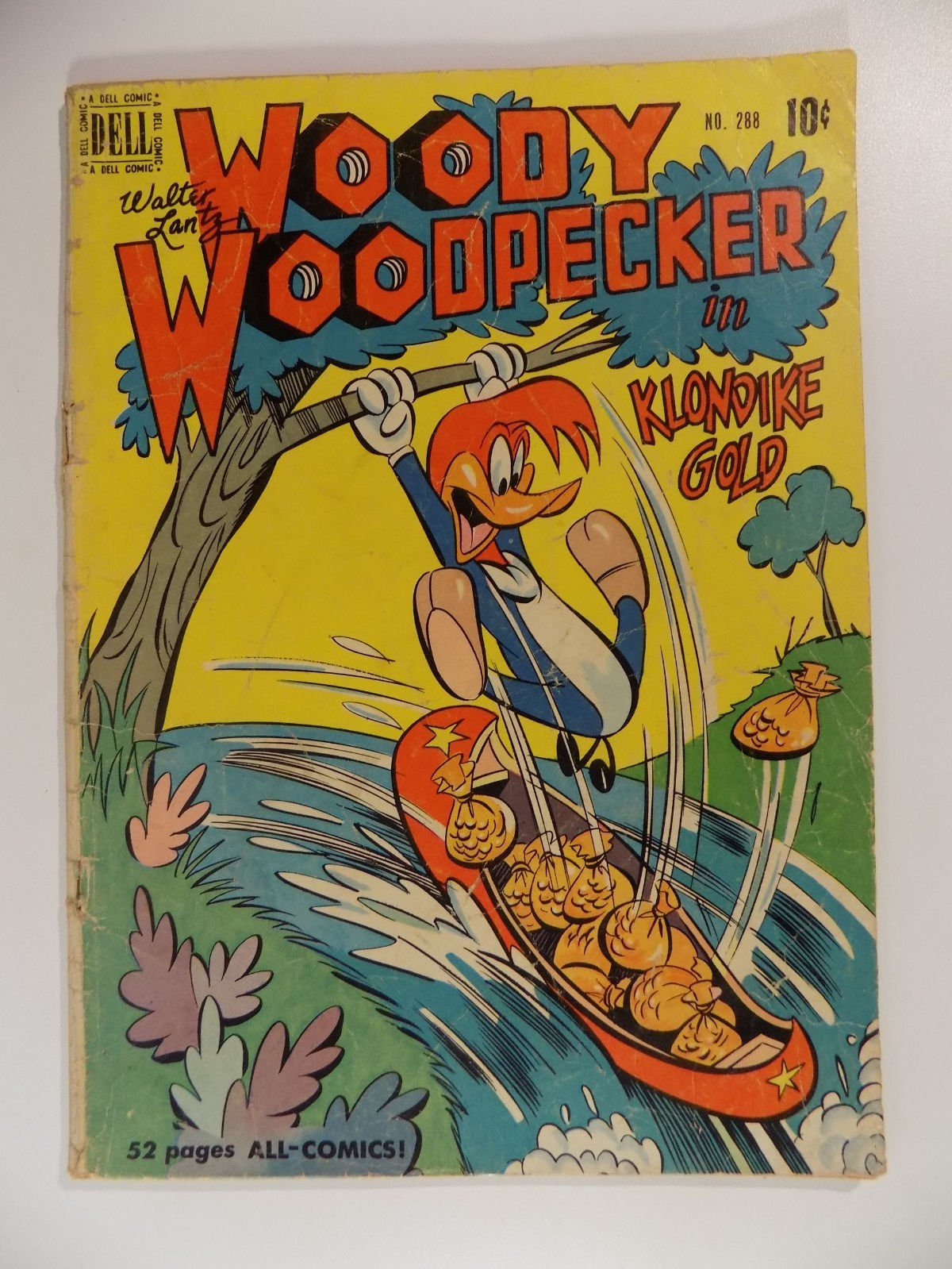 Four-Color #288 Woody Woodpecker Dell Comic 1950 Very Good