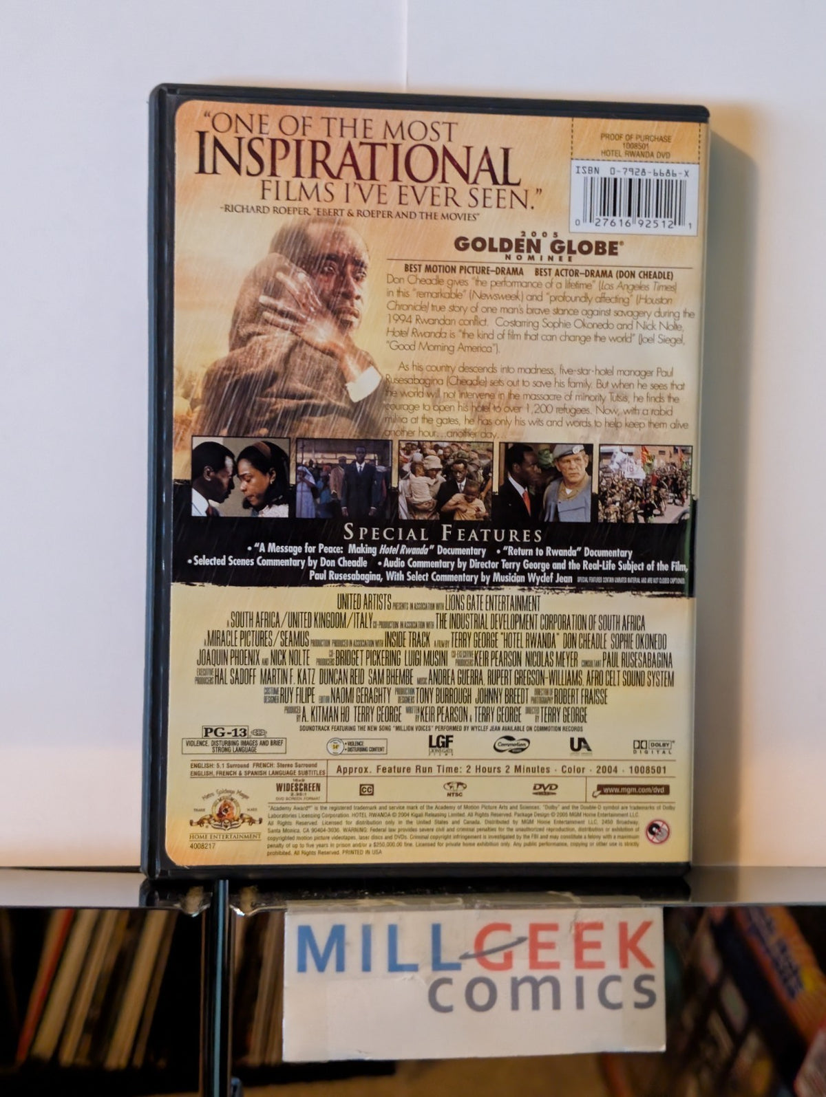 The Last King of Scotland / Hotel Rwanda, 2 Award Winning Films (DVD) -JD