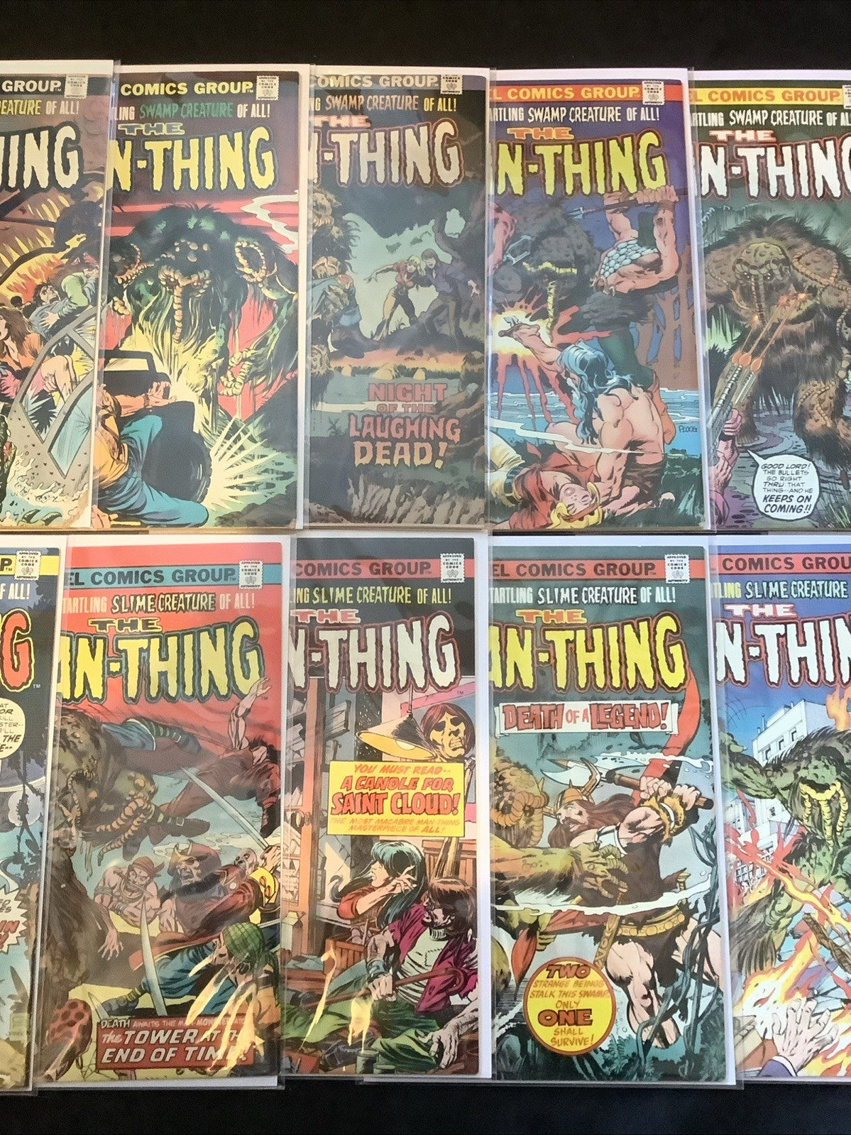 Man-Thing #1-20 + #22 (Missing #21) Comic Lot, Marvel, 1st Solo Title, See Pics