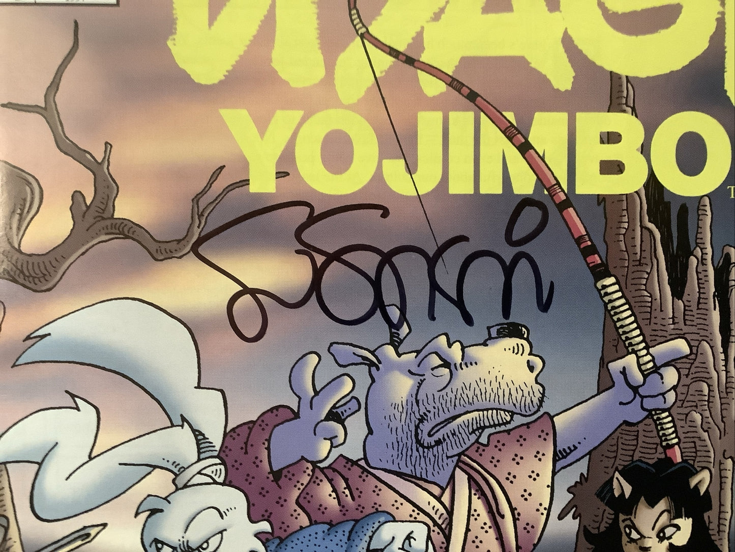 THE ART OF USAGI YOJIMBO #1 (1997) Stan Sakai Autographed, 1st Printing
