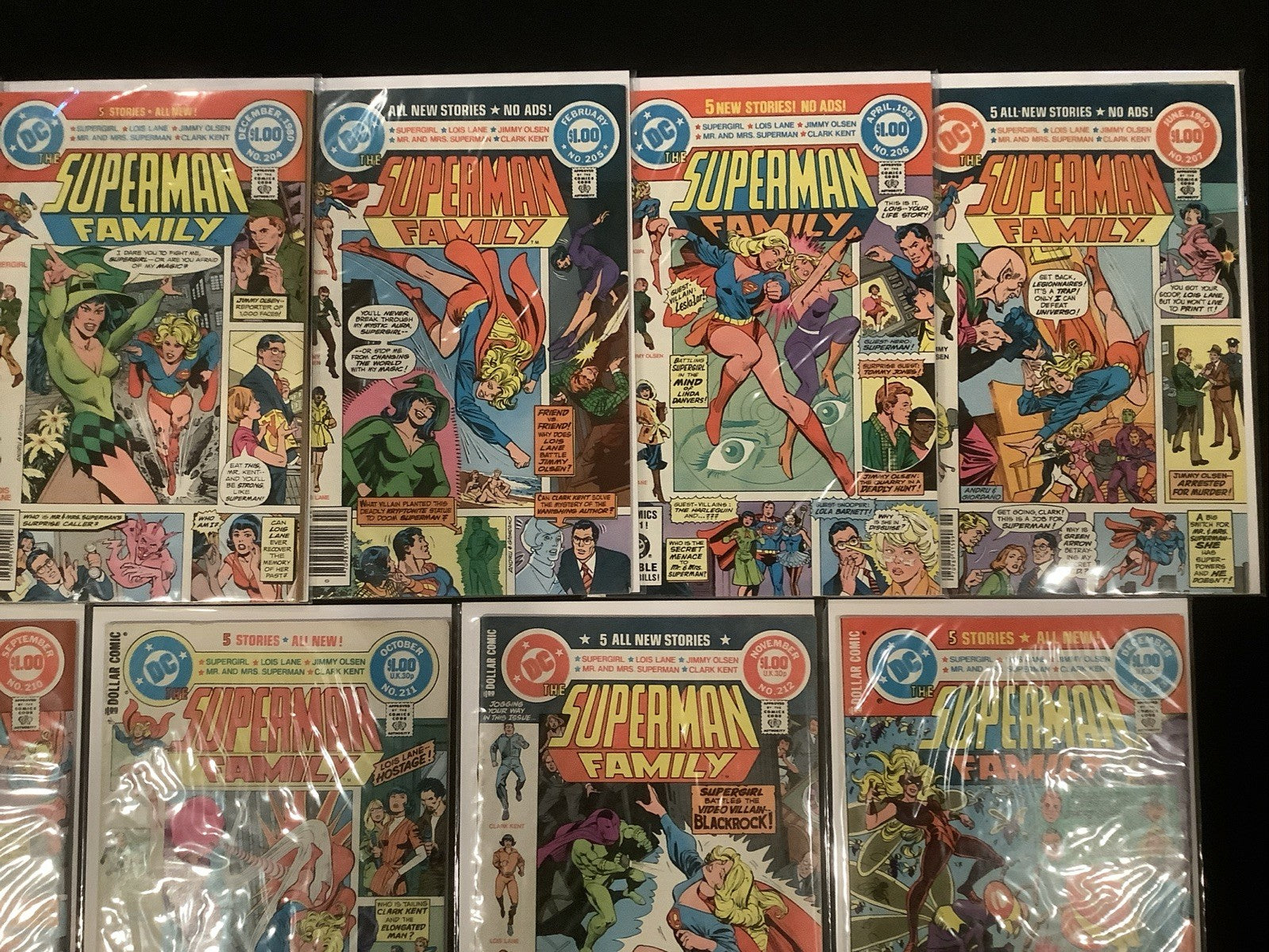 The Superman Family #188-213 Comic Lot, DC Comics, Ross Andru, Gerry Conway,1978