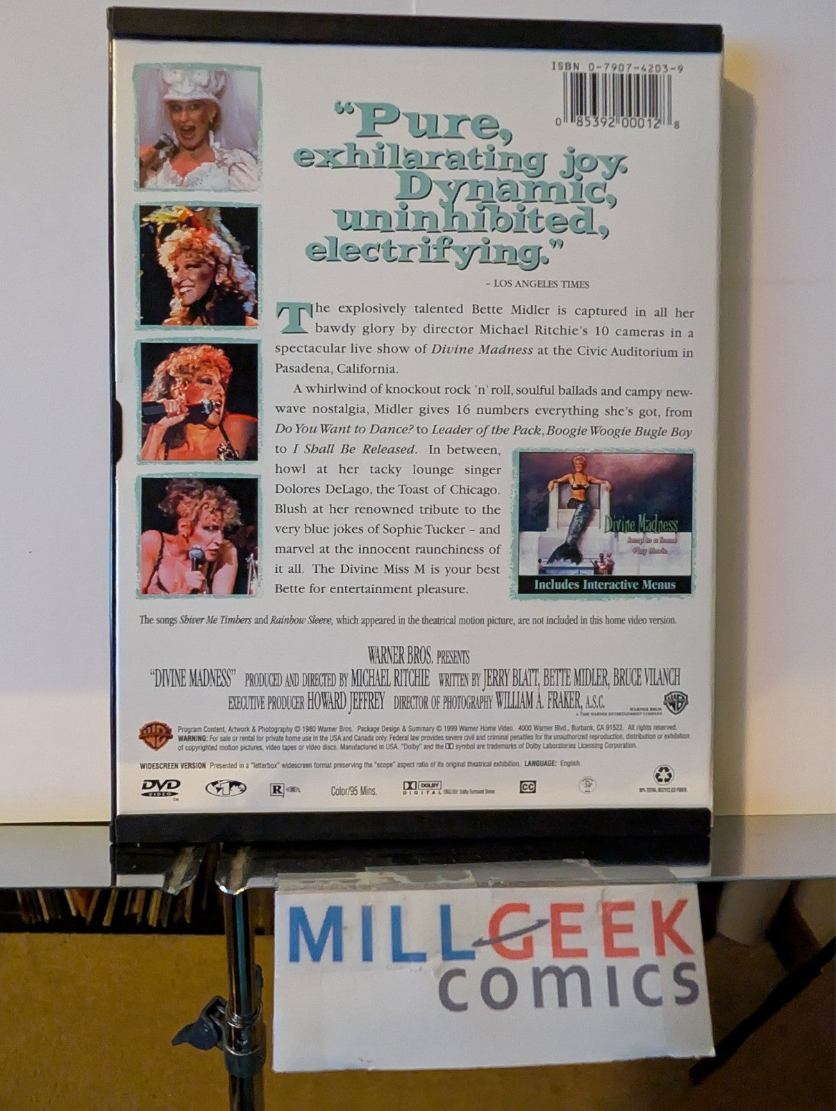 Divine Madness / John Denver Remembered / South Pacific (DVD) Like New -JD