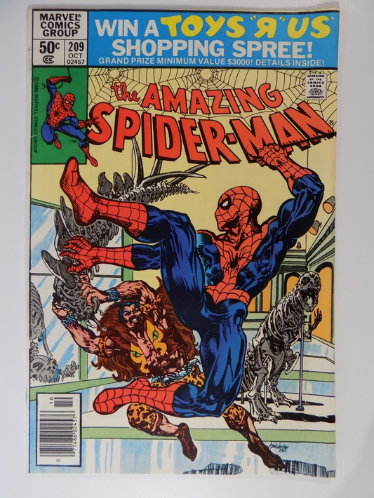 Amazing Spider-Man #209 Marvel Comic Very Fine+ October 1980