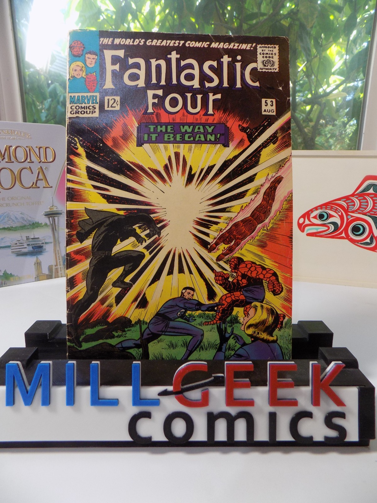 Fantastic Four #53 Marvel Comic August 1966 Fine-