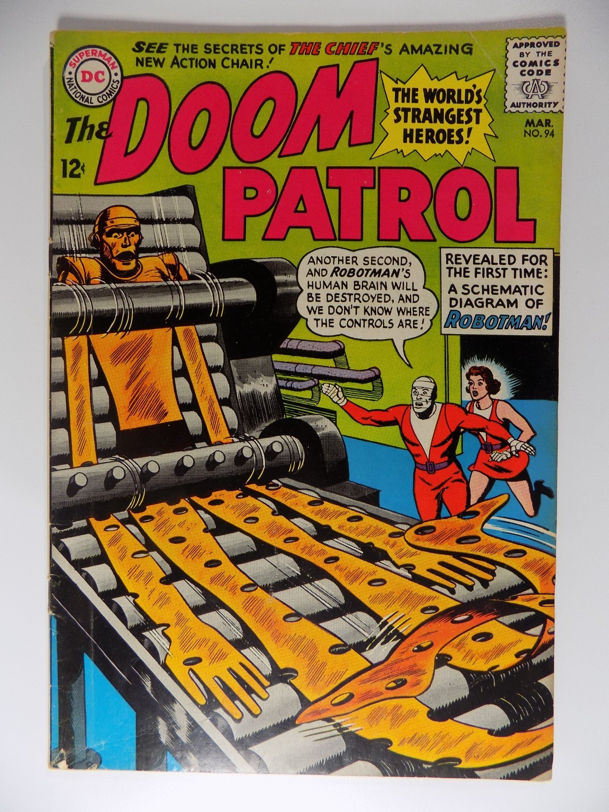 Doom Patrol #94 DC Comic March 1965 Fine-