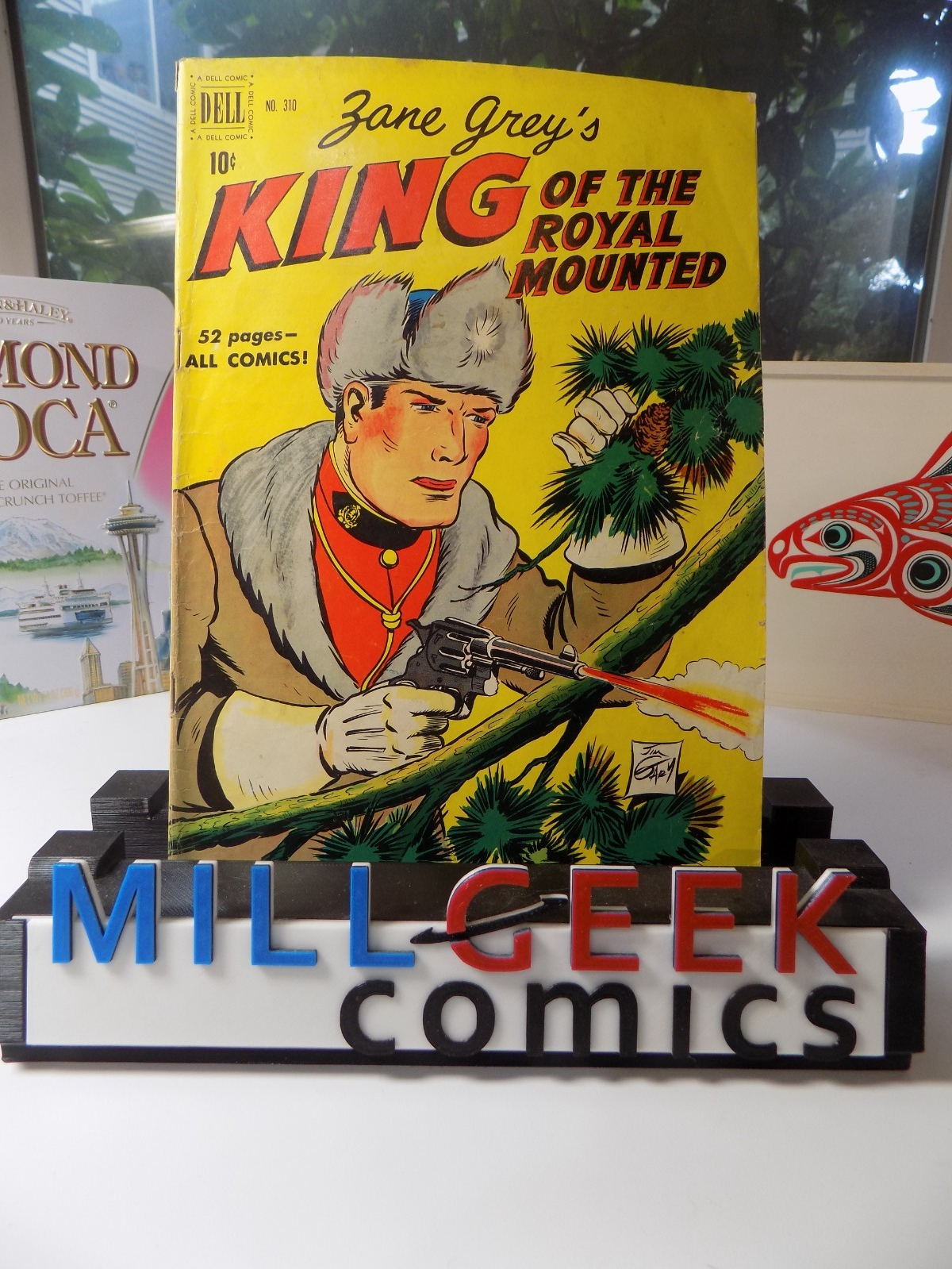 King of the Royal Mounties (Zane Grey's) Four Color #310 Dell Comic 1950 Fine
