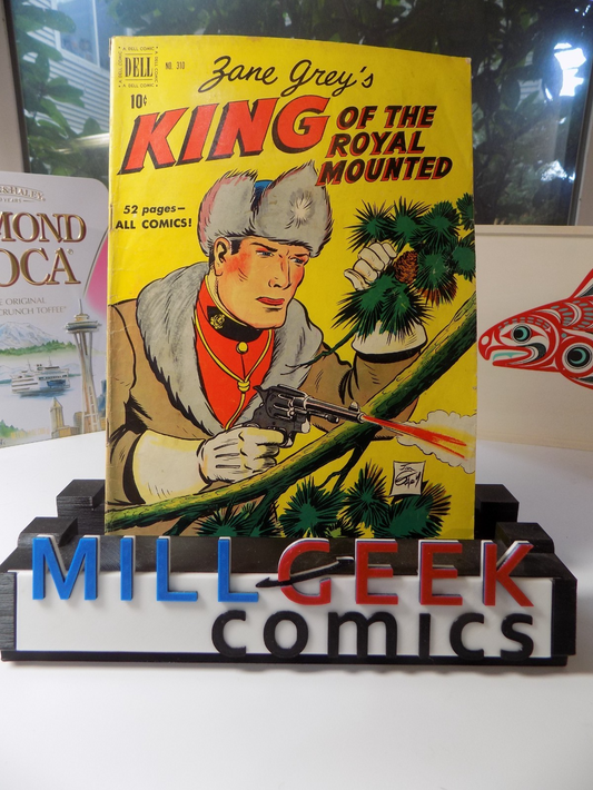 King of the Royal Mounties (Zane Grey's) Four Color #310 Dell Comic 1950 Fine
