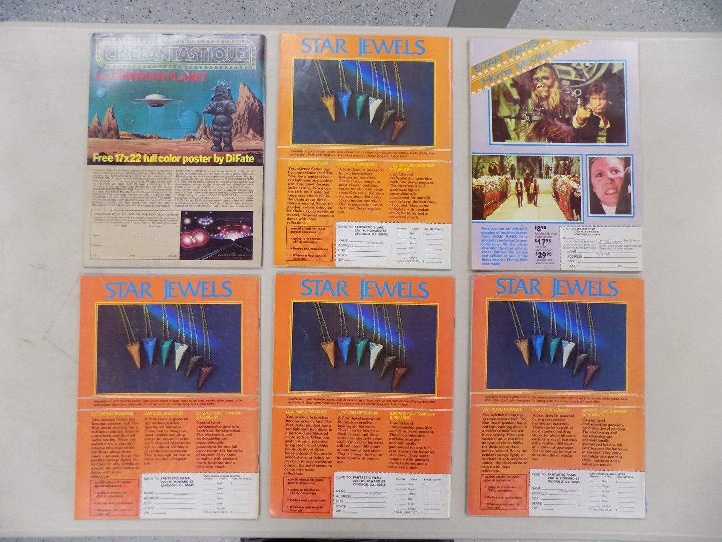 Fantastic Films Magazine Lot 17 Issues 1979-1984 Fantasy & SF in Cinema