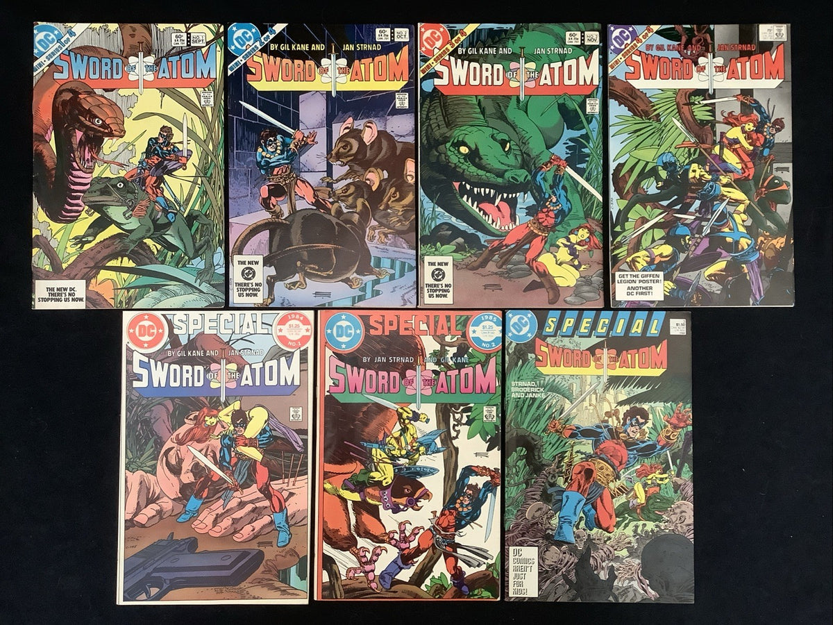 Sword of The Atom Comic Bundle: Complete Run + Specials, 7 Comics Total, DC