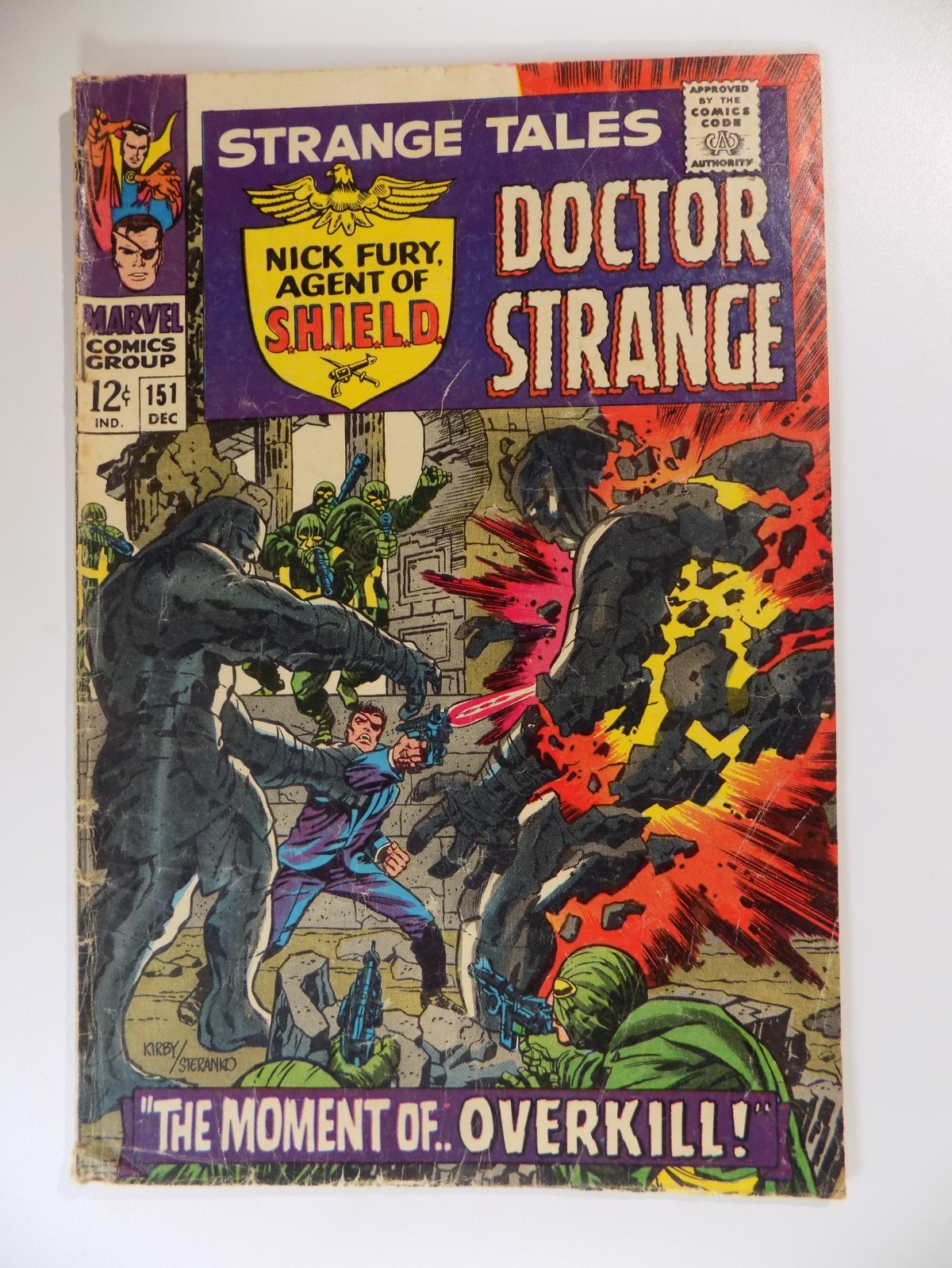 Strange Tales #151 Marvel Comic December 1966 Very Good