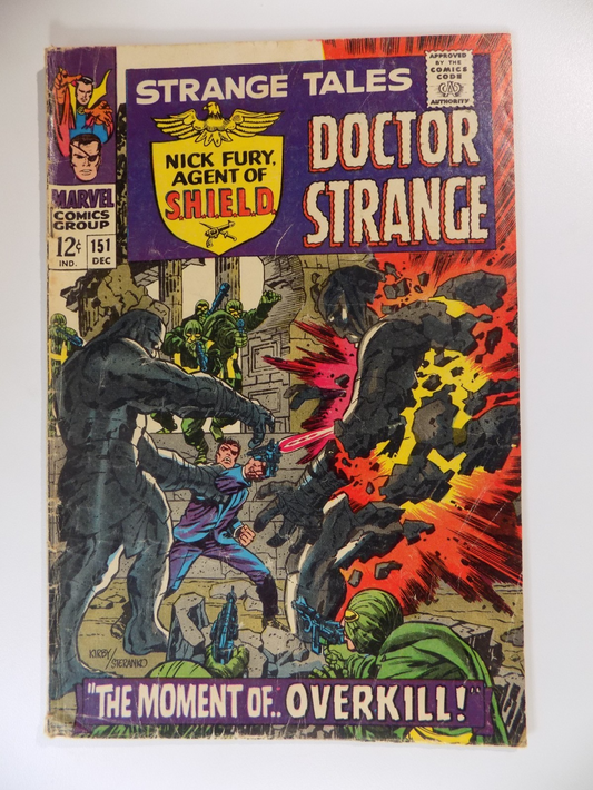 Strange Tales #151 Marvel Comic December 1966 Very Good