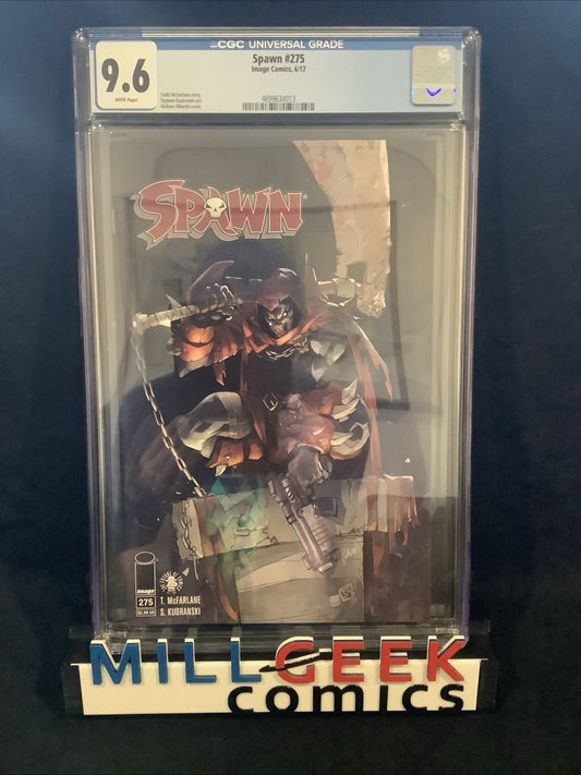 Spawn #275 (Image Comics) CGC Graded 9.6 (NM+) White Pages, McFarlane, 2017