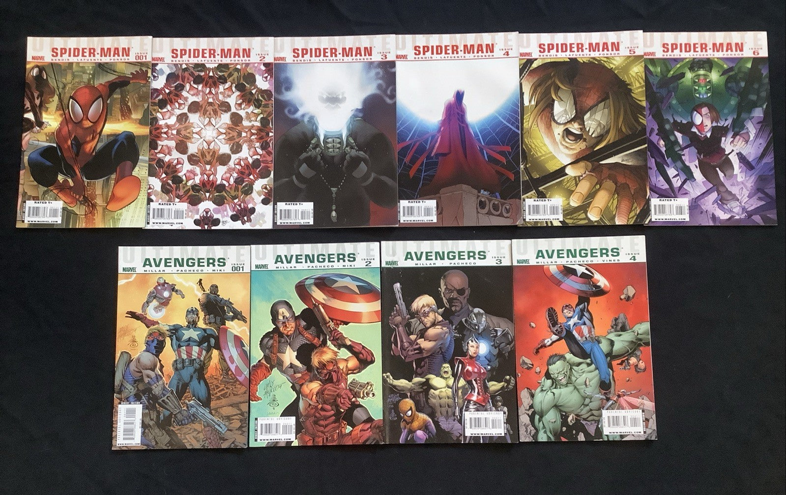 Ultimate Marvel Bundle: Avengers (vol.2)  #1-4, Spider-Man (vol.2) #1-7, Bendis