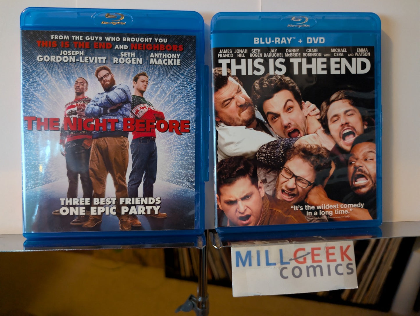 The Night Before / This Is The End, 2 Seth Rogen Movie Set (Blu-ray) -JD