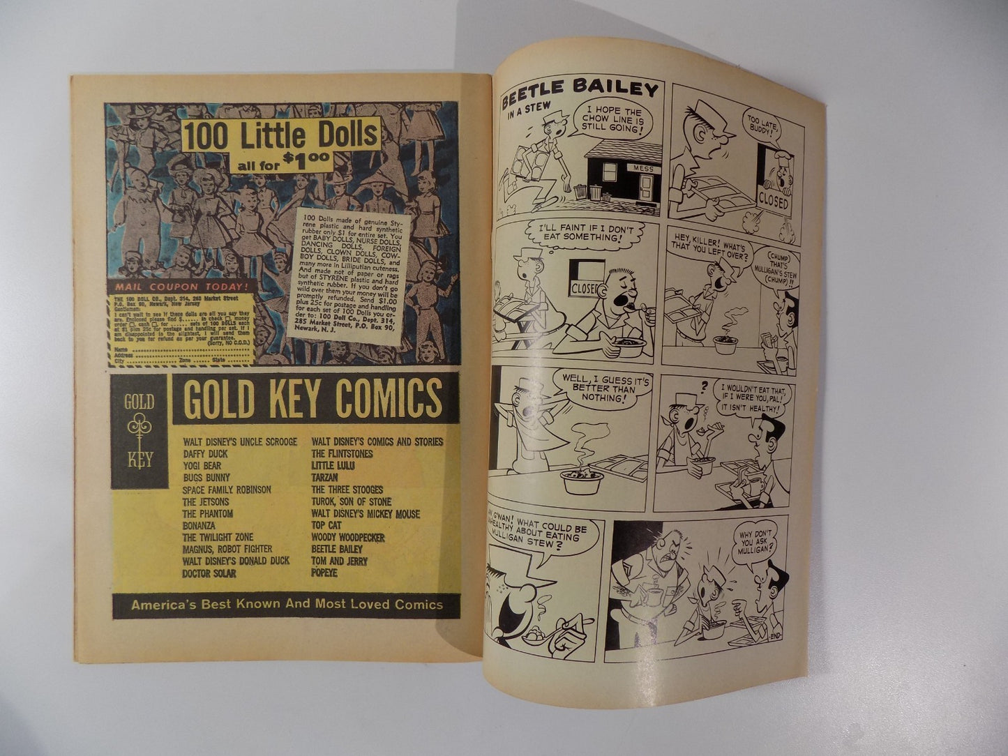 Beetle Bailey #50 Gold Key Comic August 1965 Very Fine