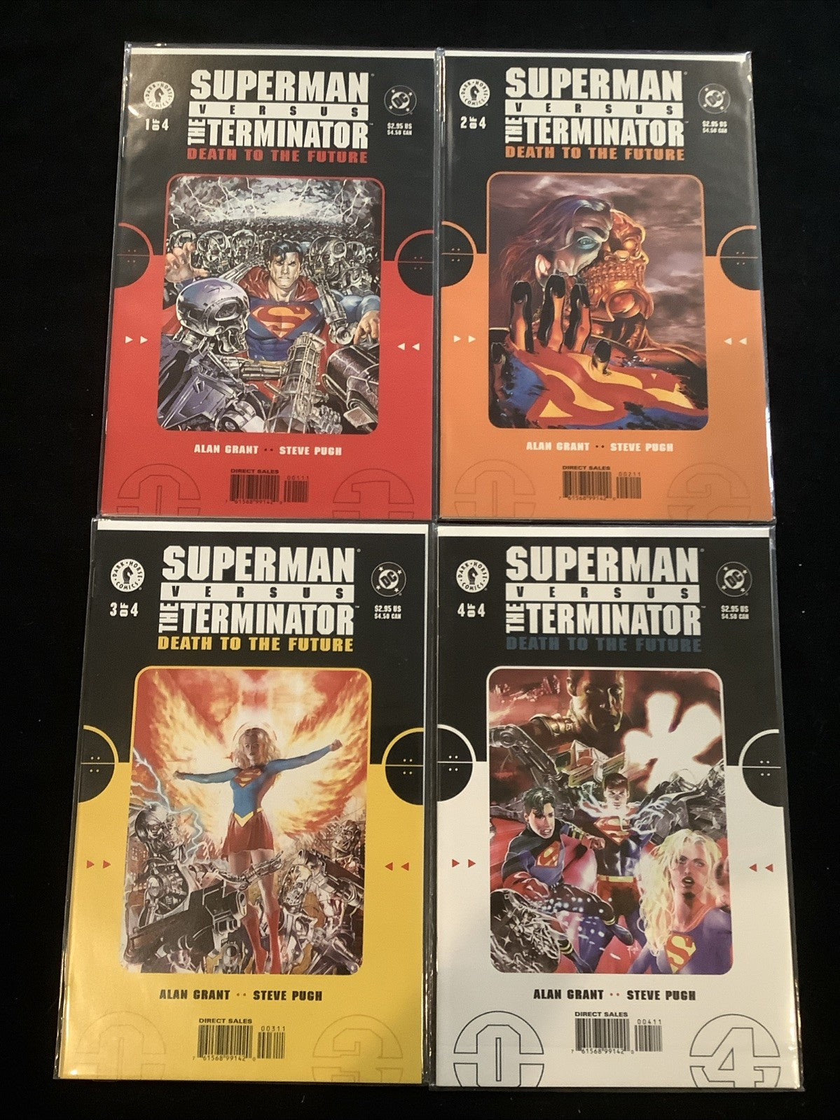 Superman vs. The Terminator: Death to the Future #1-4 Complete Comics Series