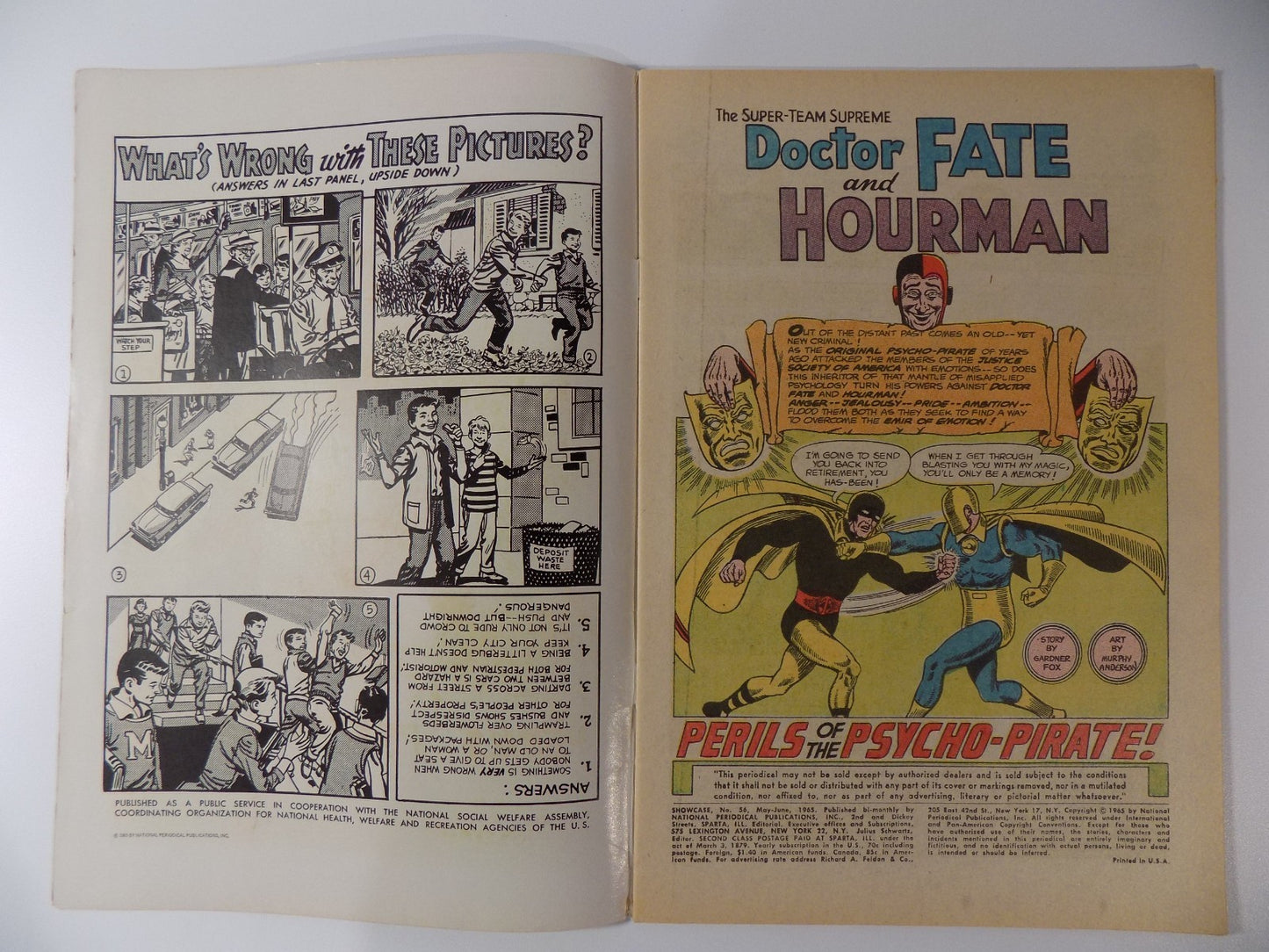 Showcase #56 DC Comic June 1965 Fine+
