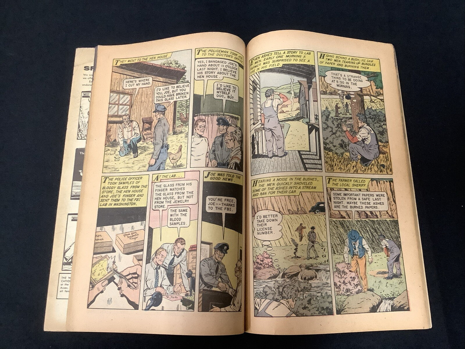 World Around Us #6 (1959) VG+ (4.5) FBI Illustrated Stories, George Evans