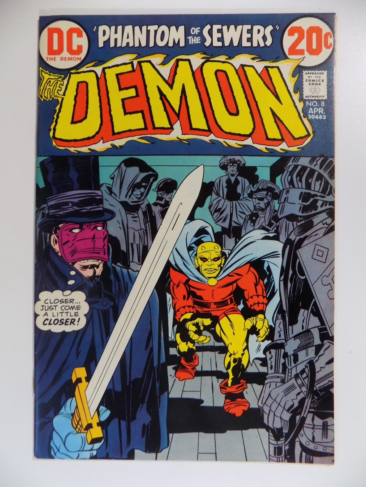 Demon #8 DC Comic April 1973 Very Fine+