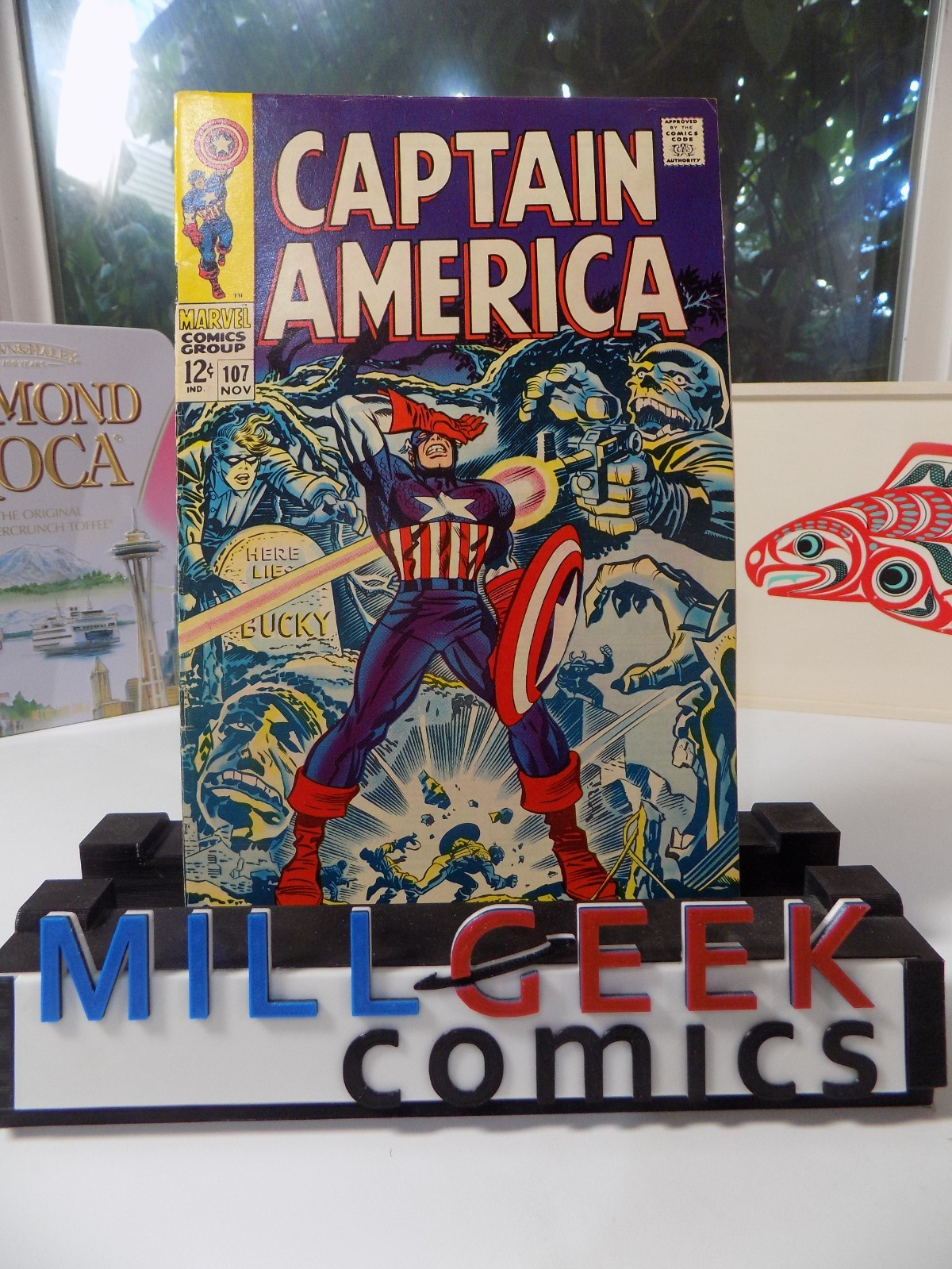 Captain America #107 Marvel Comic November 1968 Fine+