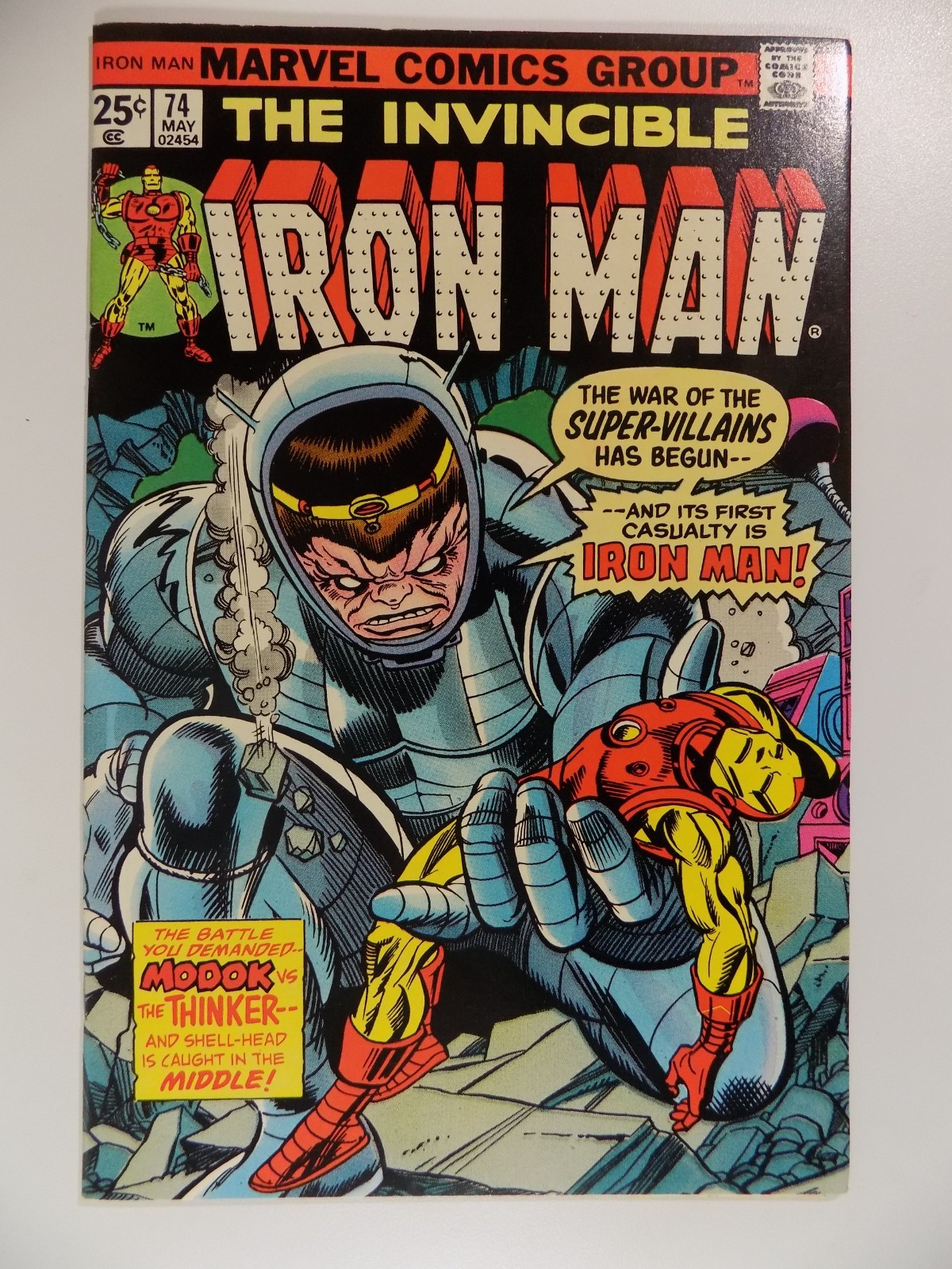 Iron Man #74 Marvel Comic May 1975 Very Fine/Near Mint