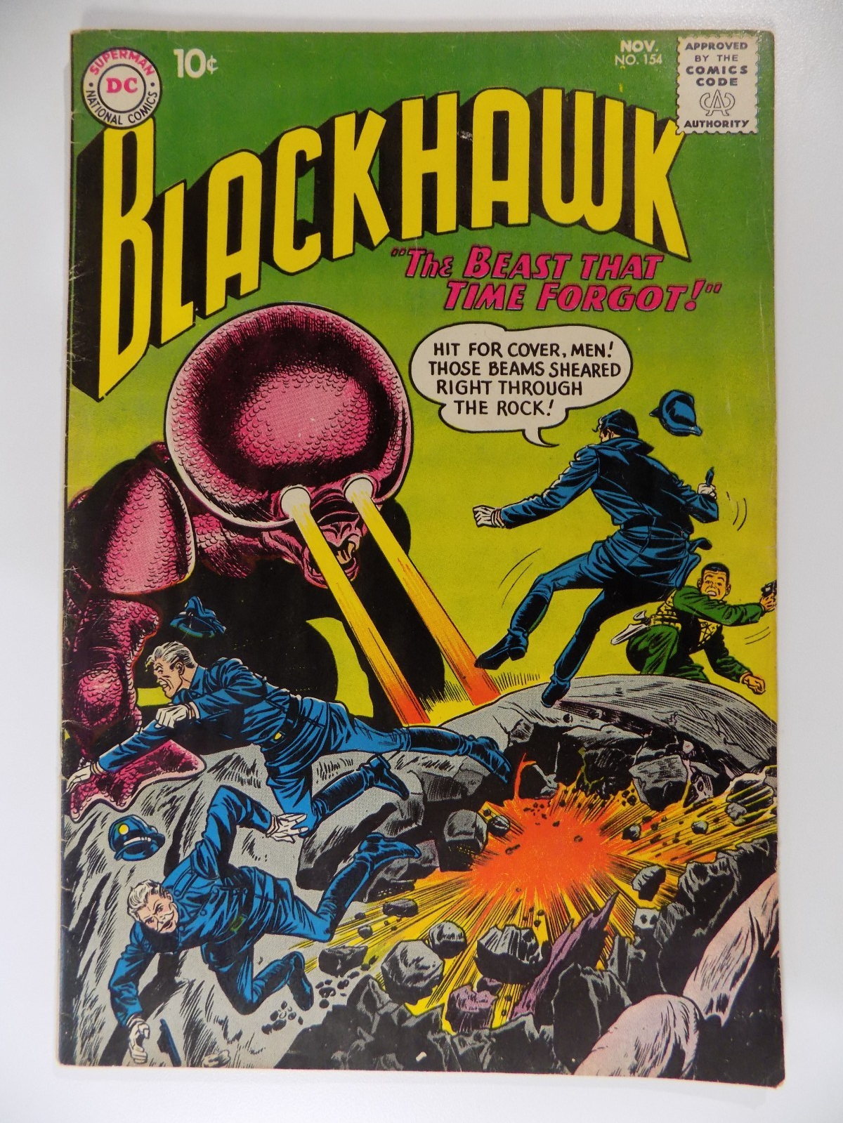 Blackhawk #154 DC Comic November 1960 Fine-