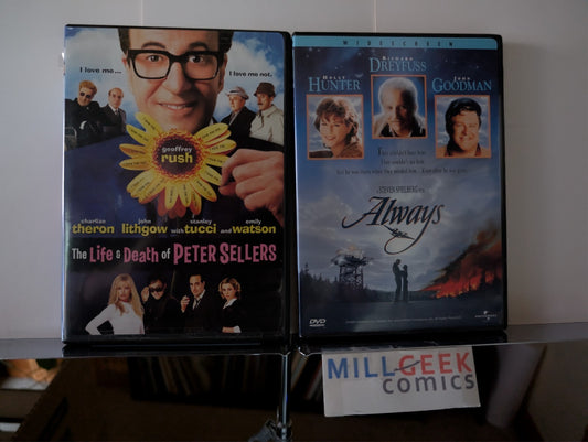 The Life & Death of Peter Sellers / Always, 2 Movie Set (DVD) Like New-JD