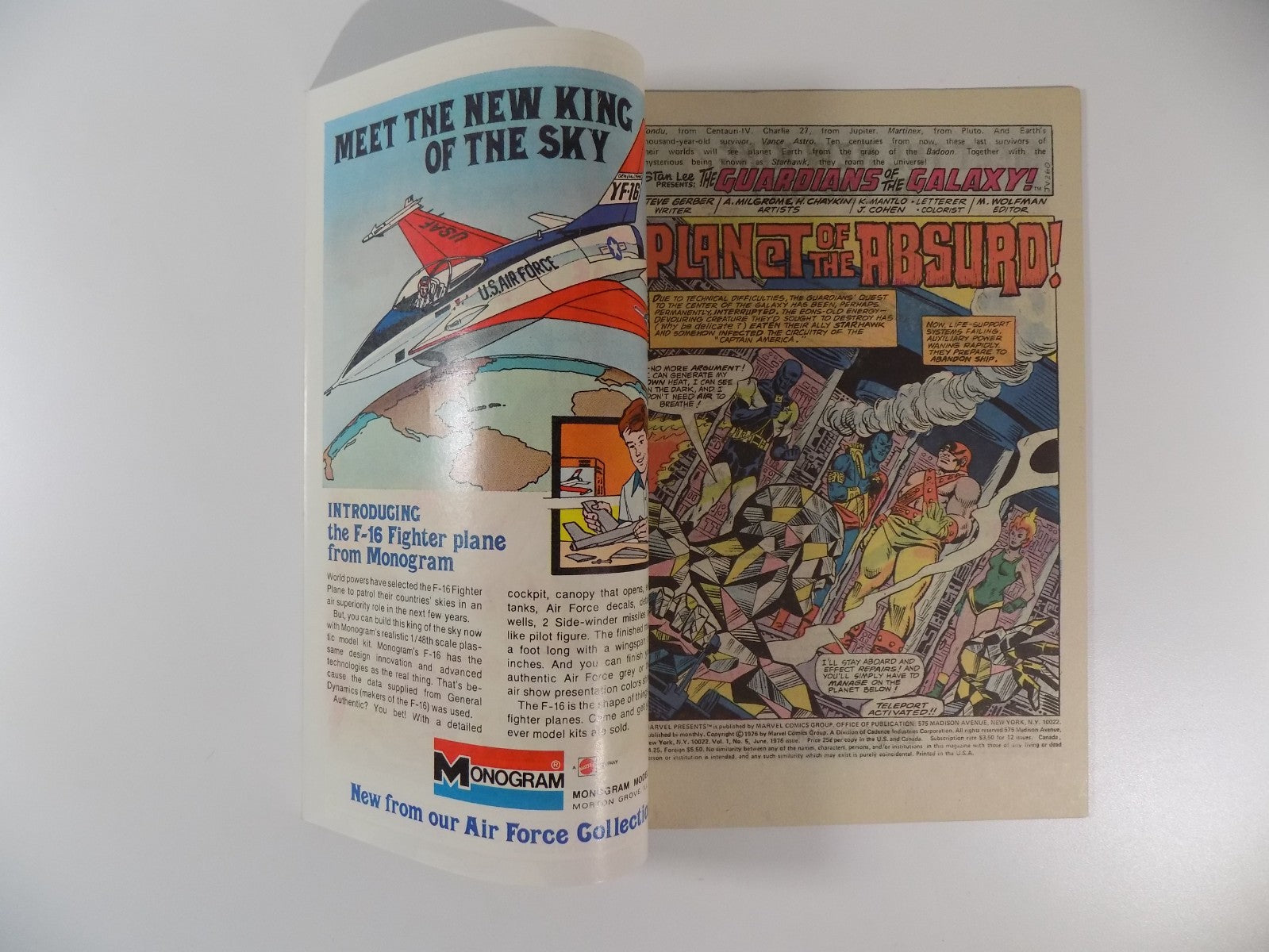 Marvel Presents: Guardians of the Galaxy #5 Marvel Comic June 1976 Near Mint