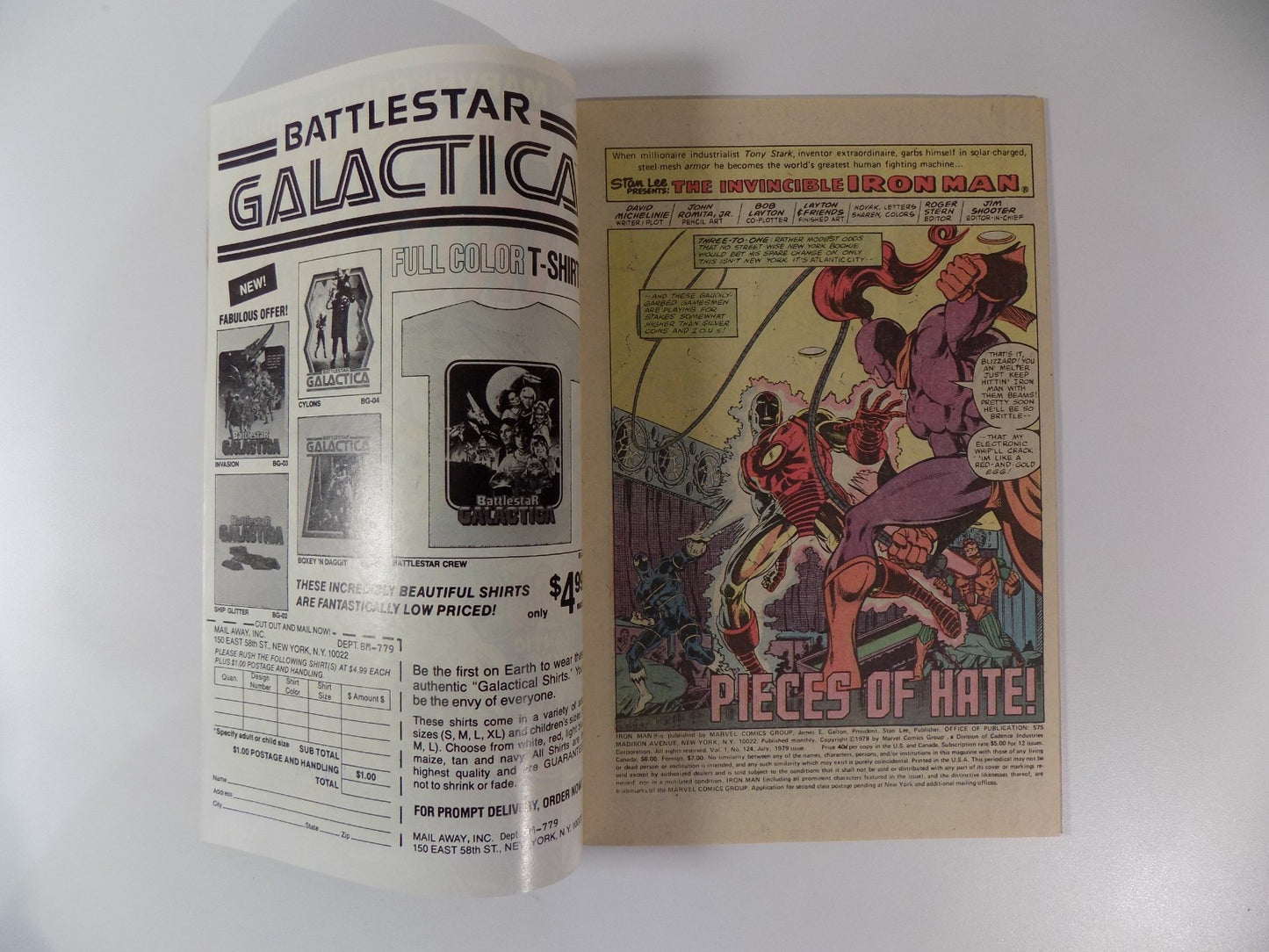 Iron Man #124 Marvel Comic July 1979 Near Mint-
